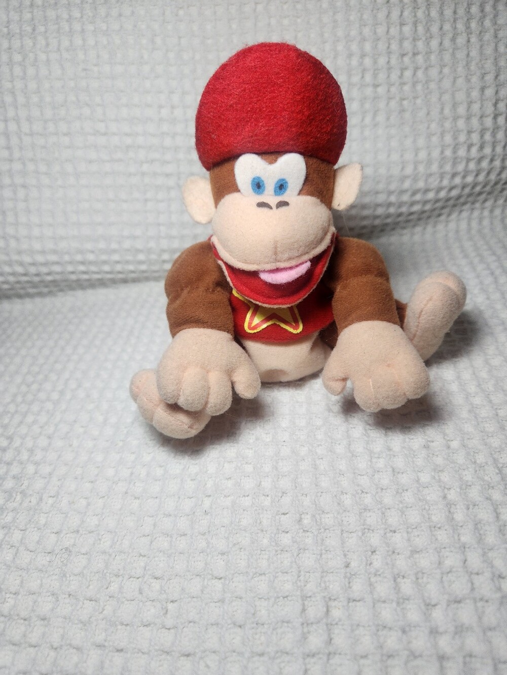 Donkey Kong Diddy Kong Plush Toy - Red Hat - Nintendo Vintage